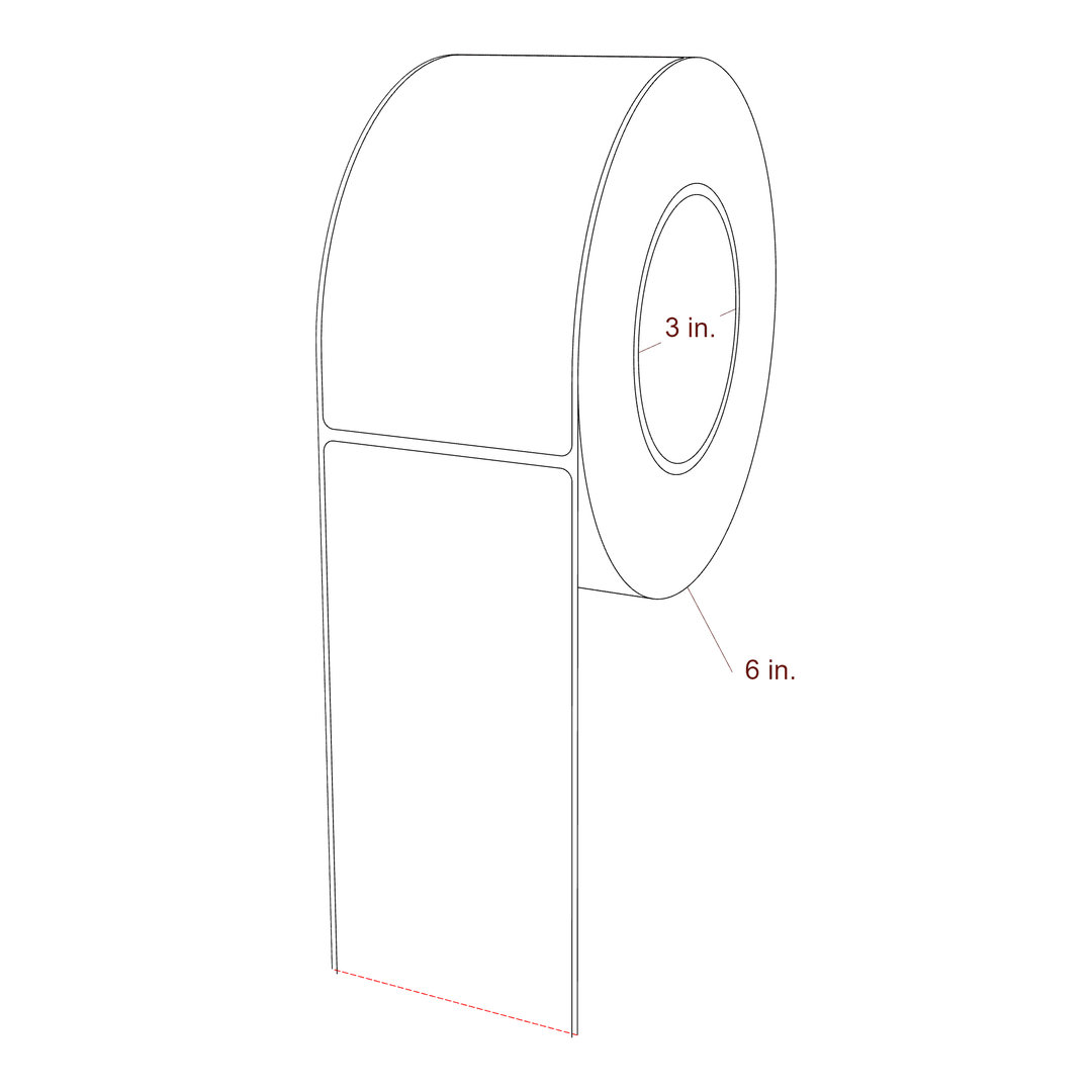 2.85" x 5.4375" Inkjet Label Rolls | Fits Epson ColorWorks, VIPColor & Primera