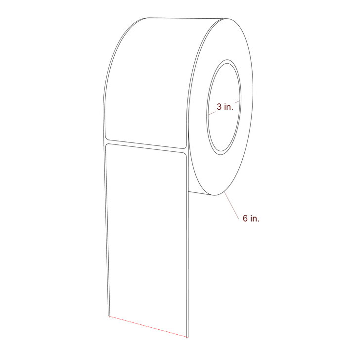 2.85" x 5.4375" Inkjet Label Rolls | Fits Epson ColorWorks, VIPColor & Primera
