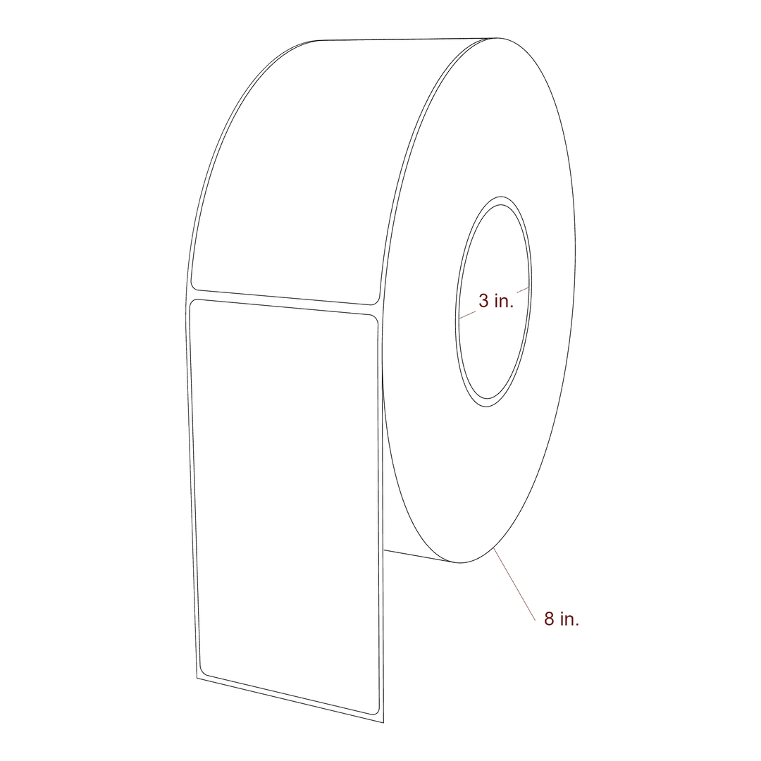 2.85" x 5.4375" Inkjet Label Rolls | Fits Epson ColorWorks, VIPColor & Primera