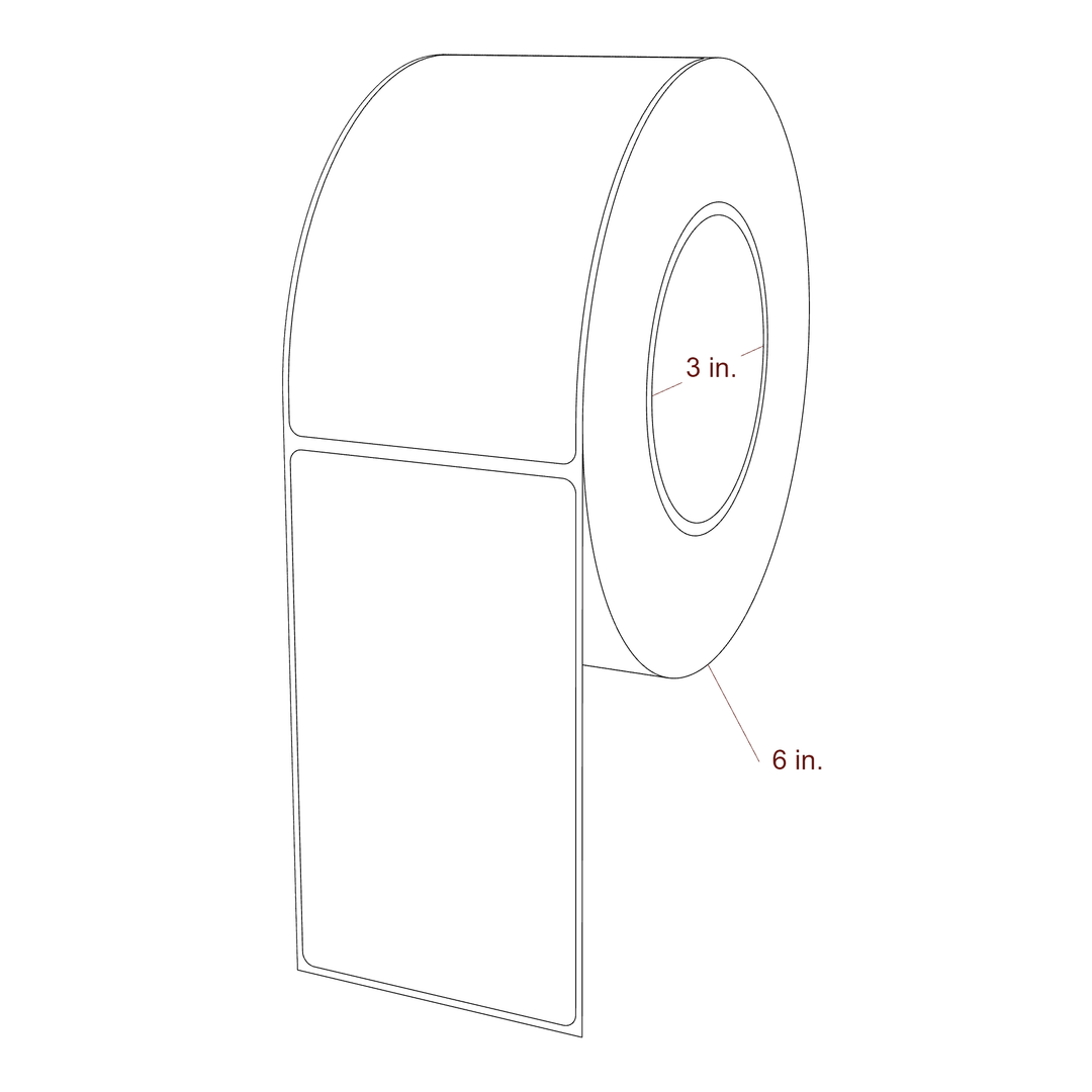 2.85" x 5" Inkjet Label Rolls | Fits Epson ColorWorks, VIPColor & Primera