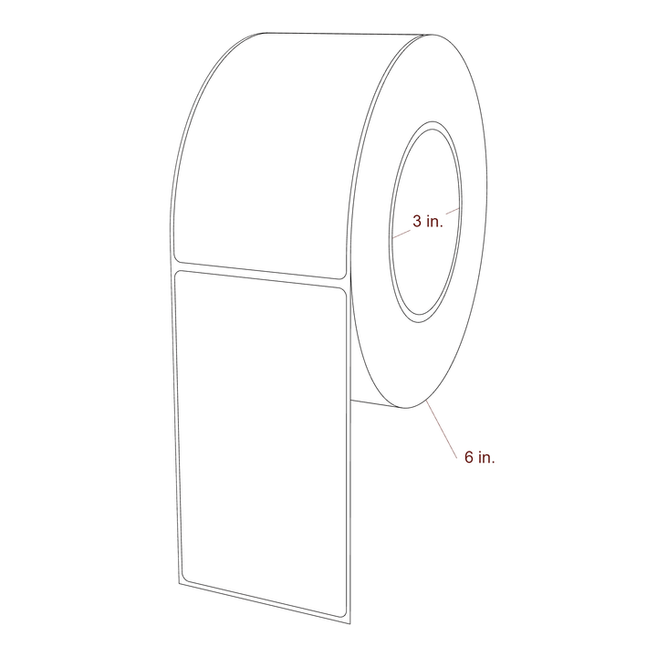 2.85" x 5" Inkjet Label Rolls | Fits Epson ColorWorks, VIPColor & Primera