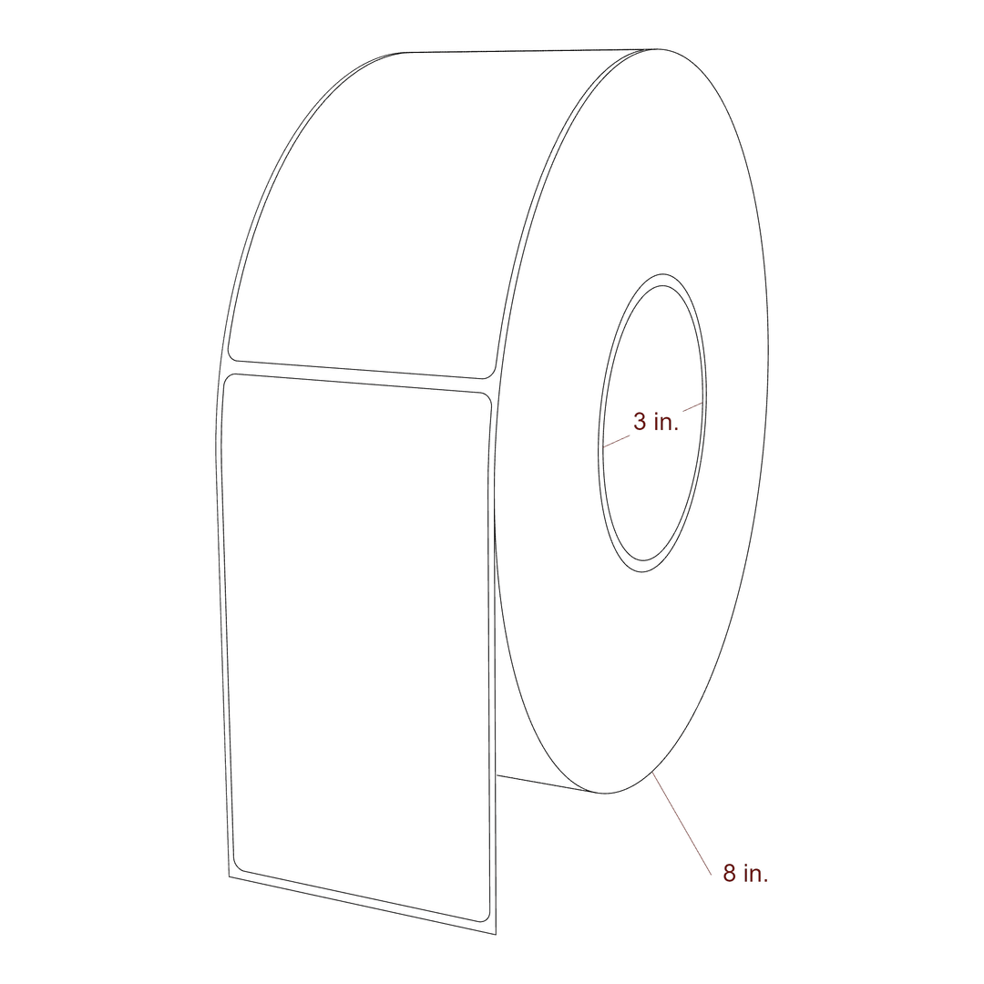 2.85" x 5" Inkjet Label Rolls | Fits Epson ColorWorks, VIPColor & Primera