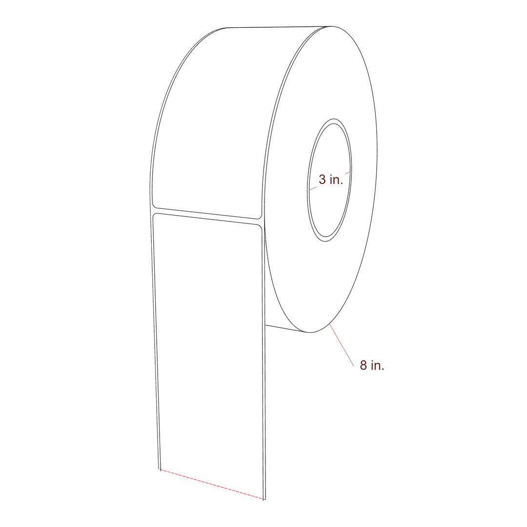 2.85" x 6.25" Inkjet Label Rolls | Fits Epson ColorWorks, VIPColor & Primera