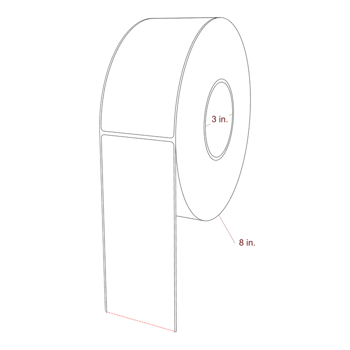 2.85" x 6" Inkjet Label Rolls | Fits Epson ColorWorks, VIPColor & Primera