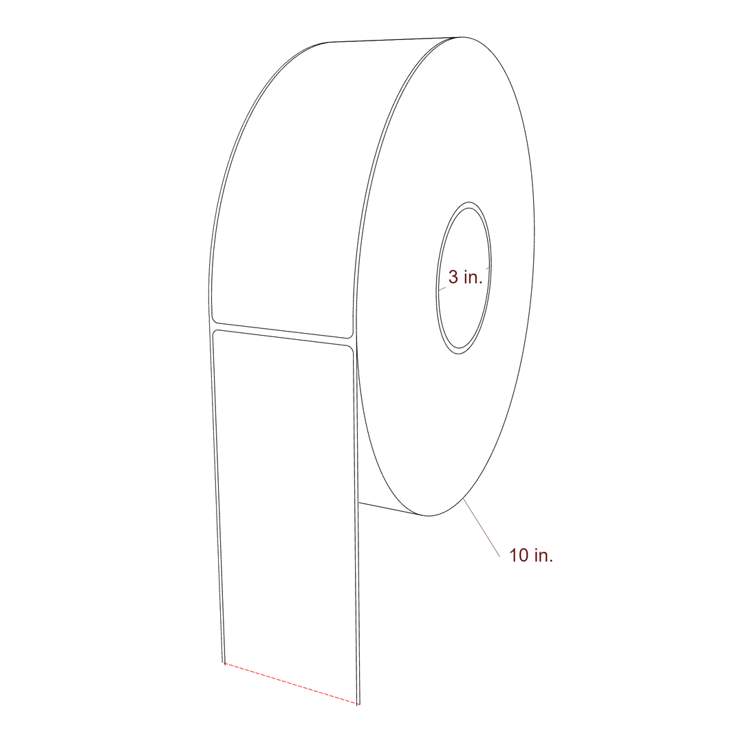 2.85" x 7.5" Inkjet Label Rolls | Fits Epson ColorWorks, VIPColor & Primera