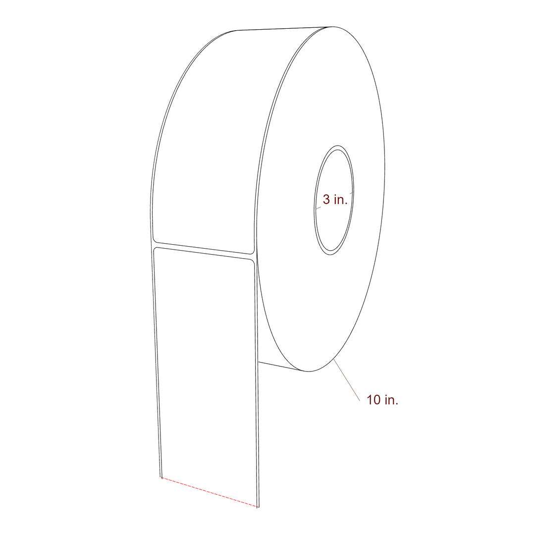 2.85" x 7.75" Inkjet Label Rolls | Fits Epson ColorWorks, VIPColor & Primera