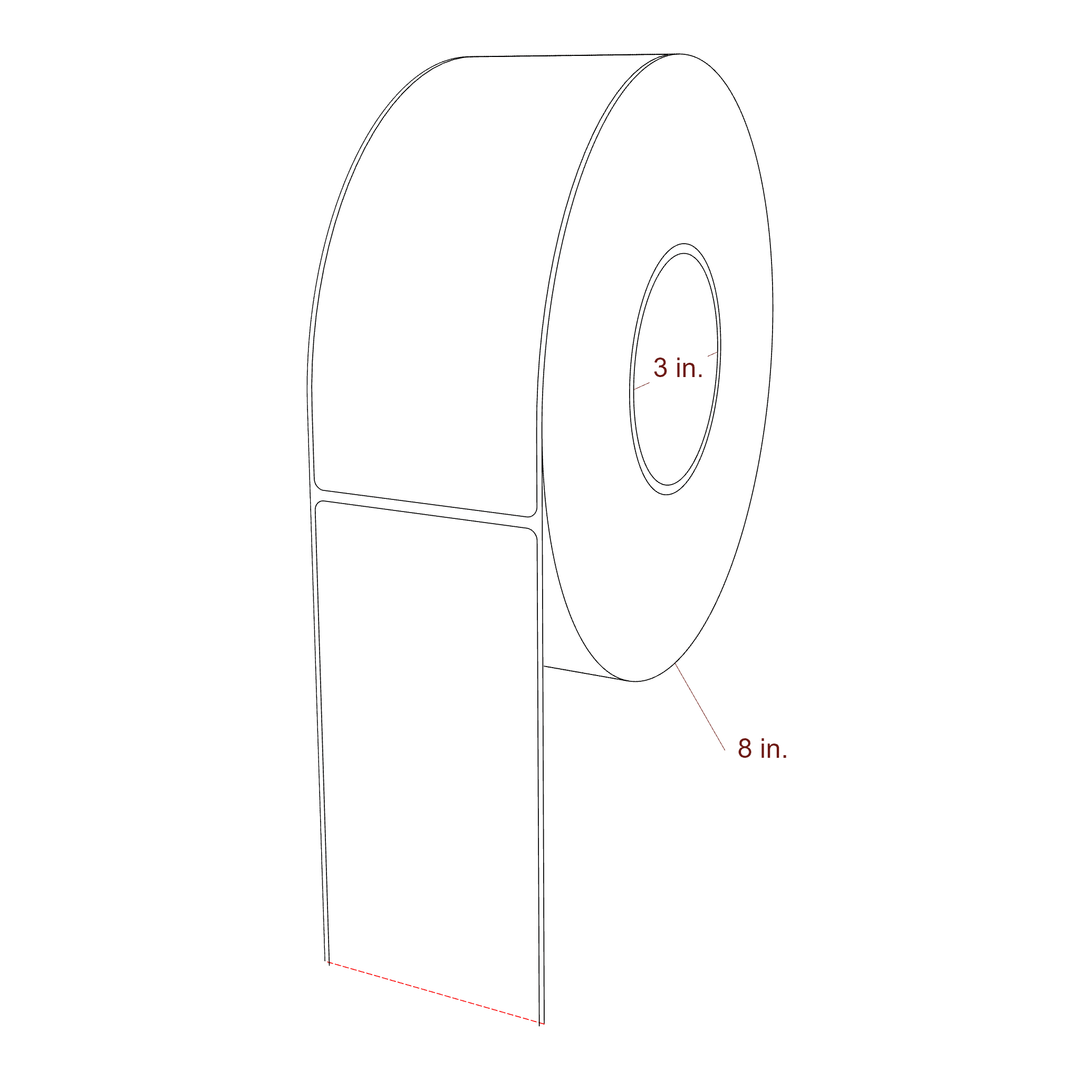 2.85" x 7" Inkjet Label Rolls | Fits Epson ColorWorks, VIPColor & Primera