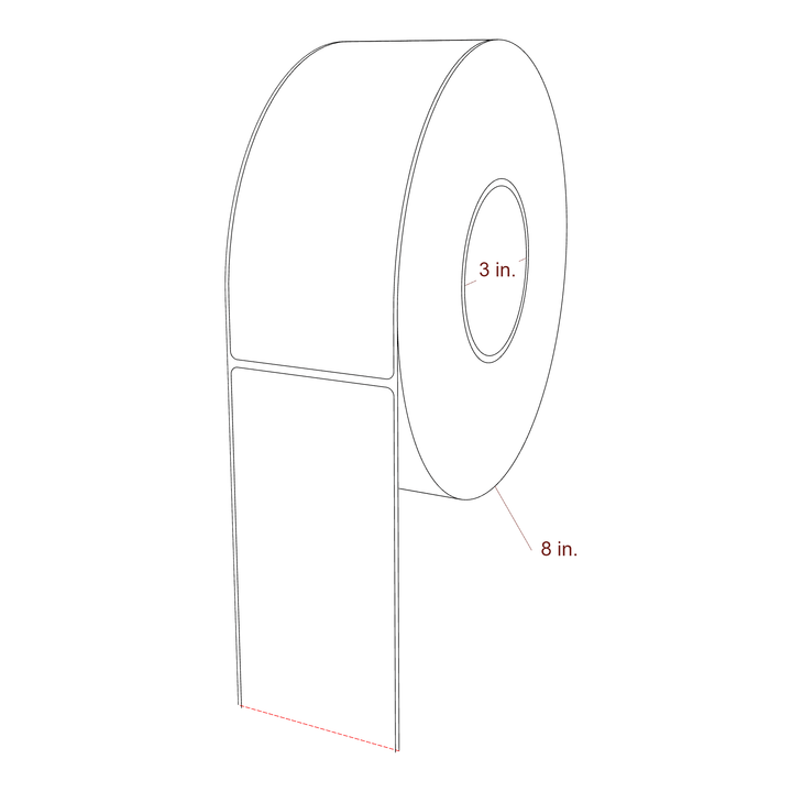 2.85" x 7" Inkjet Label Rolls | Fits Epson ColorWorks, VIPColor & Primera