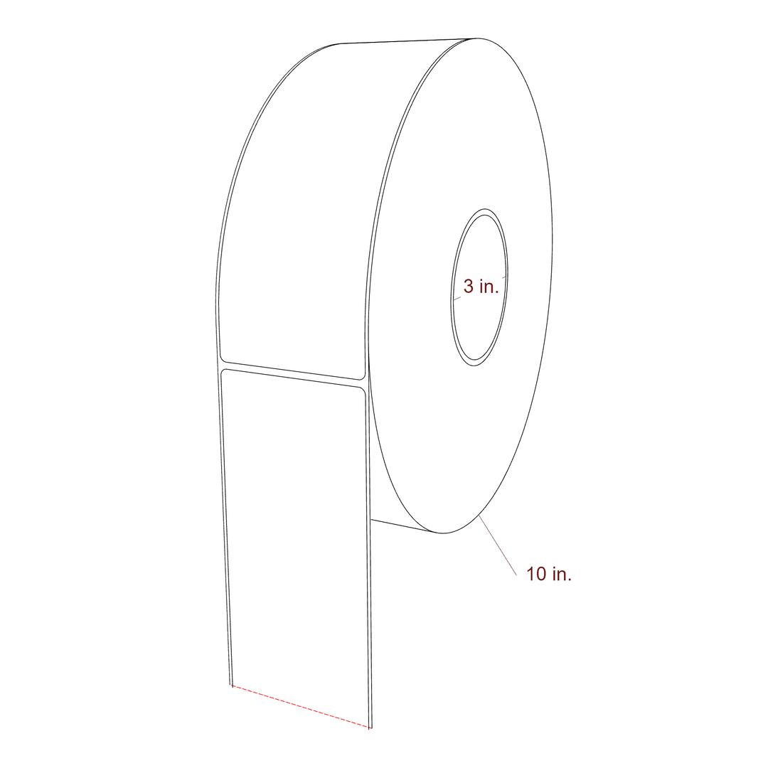 2.85" x 8" Inkjet Label Rolls | Fits Epson ColorWorks, VIPColor & Primera