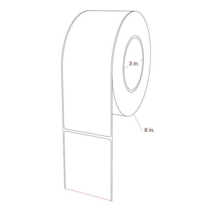2.85" x 8" Inkjet Label Rolls | Fits Epson ColorWorks, VIPColor & Primera