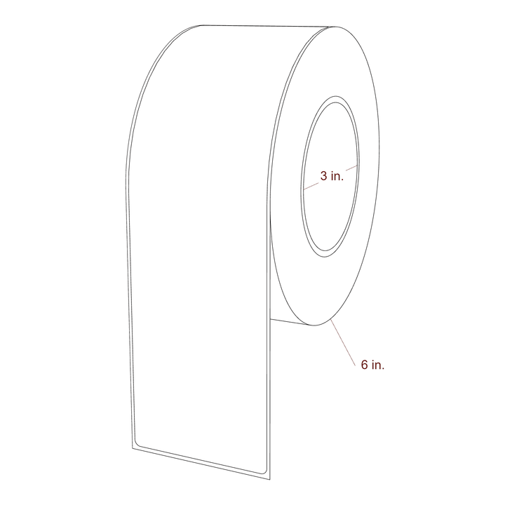 2.85" x 9.75" Inkjet Label Rolls | Fits Epson ColorWorks, VIPColor & Primera