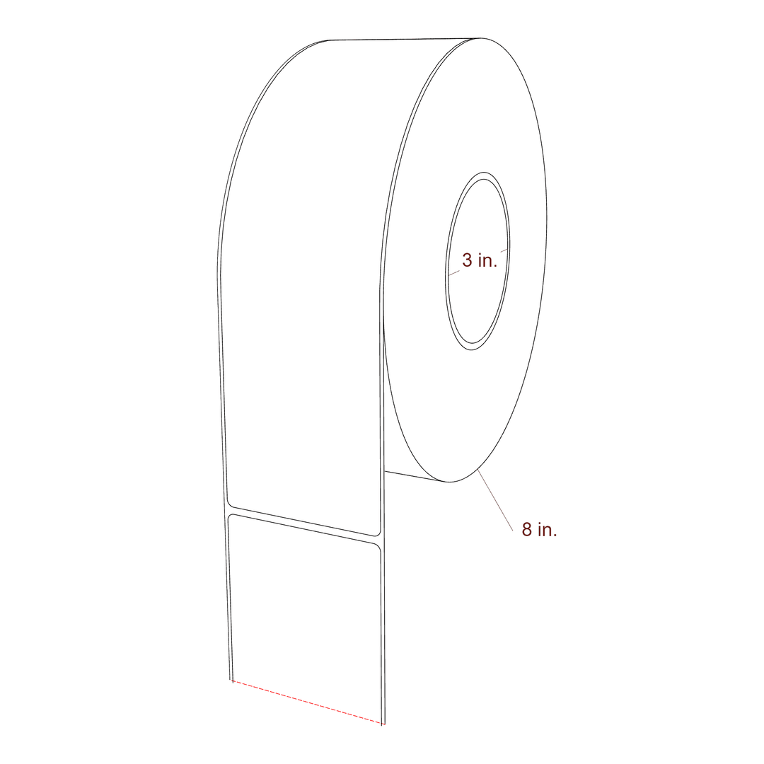 2.85" x 9.75" Inkjet Label Rolls | Fits Epson ColorWorks, VIPColor & Primera