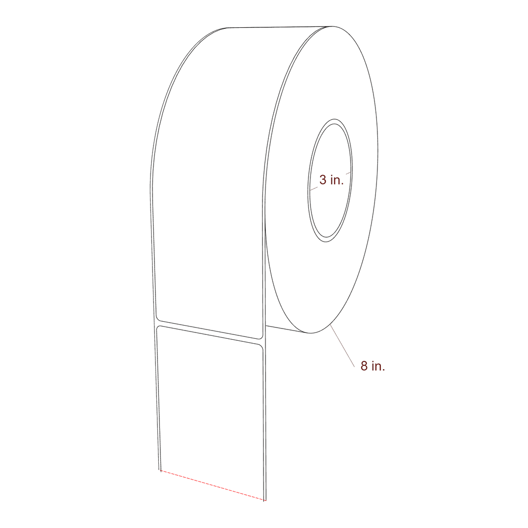 2.85" x 9" Inkjet Label Rolls | Fits Epson ColorWorks, VIPColor & Primera