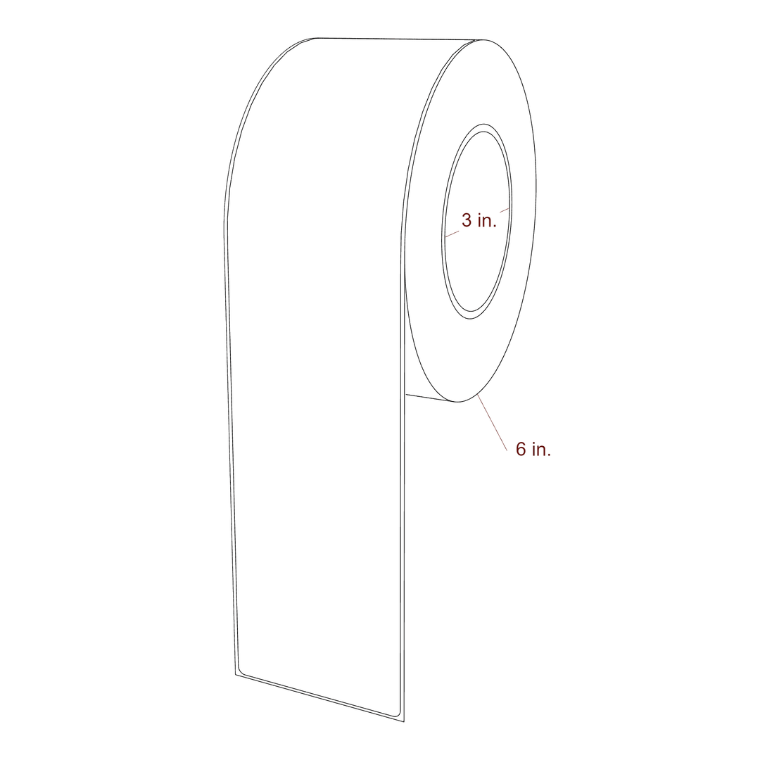 2.95" x 12" Inkjet Label Rolls | Fits Epson ColorWorks, VIPColor & Primera