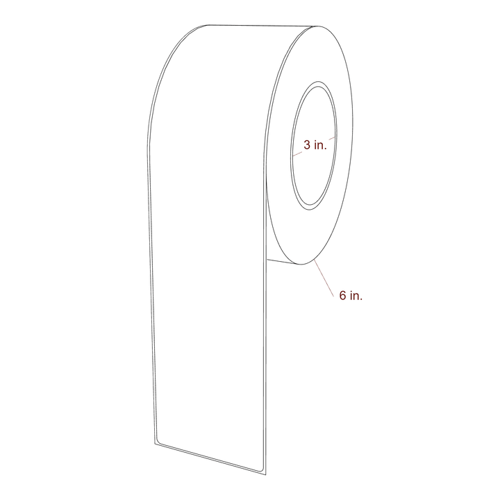 2.95" x 12" Inkjet Label Rolls | Fits Epson ColorWorks, VIPColor & Primera