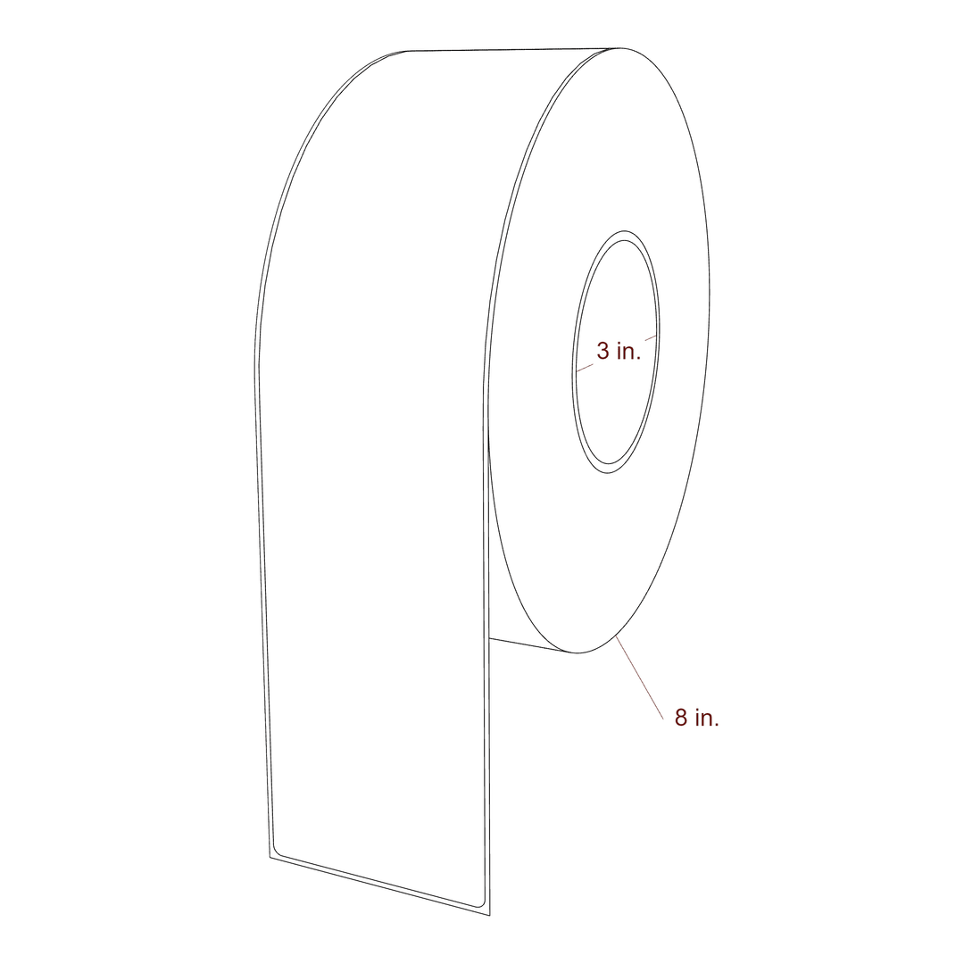 2.95" x 12" Inkjet Label Rolls | Fits Epson ColorWorks, VIPColor & Primera