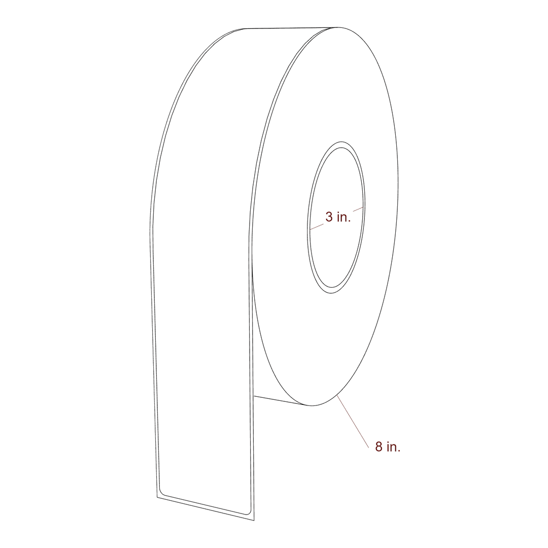2" x 11" Inkjet Label Rolls | Fits Epson ColorWorks, VIPColor & Primera
