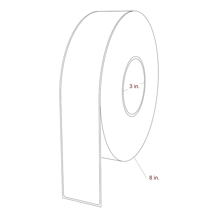 2" x 11" Inkjet Label Rolls | Fits Epson ColorWorks, VIPColor & Primera