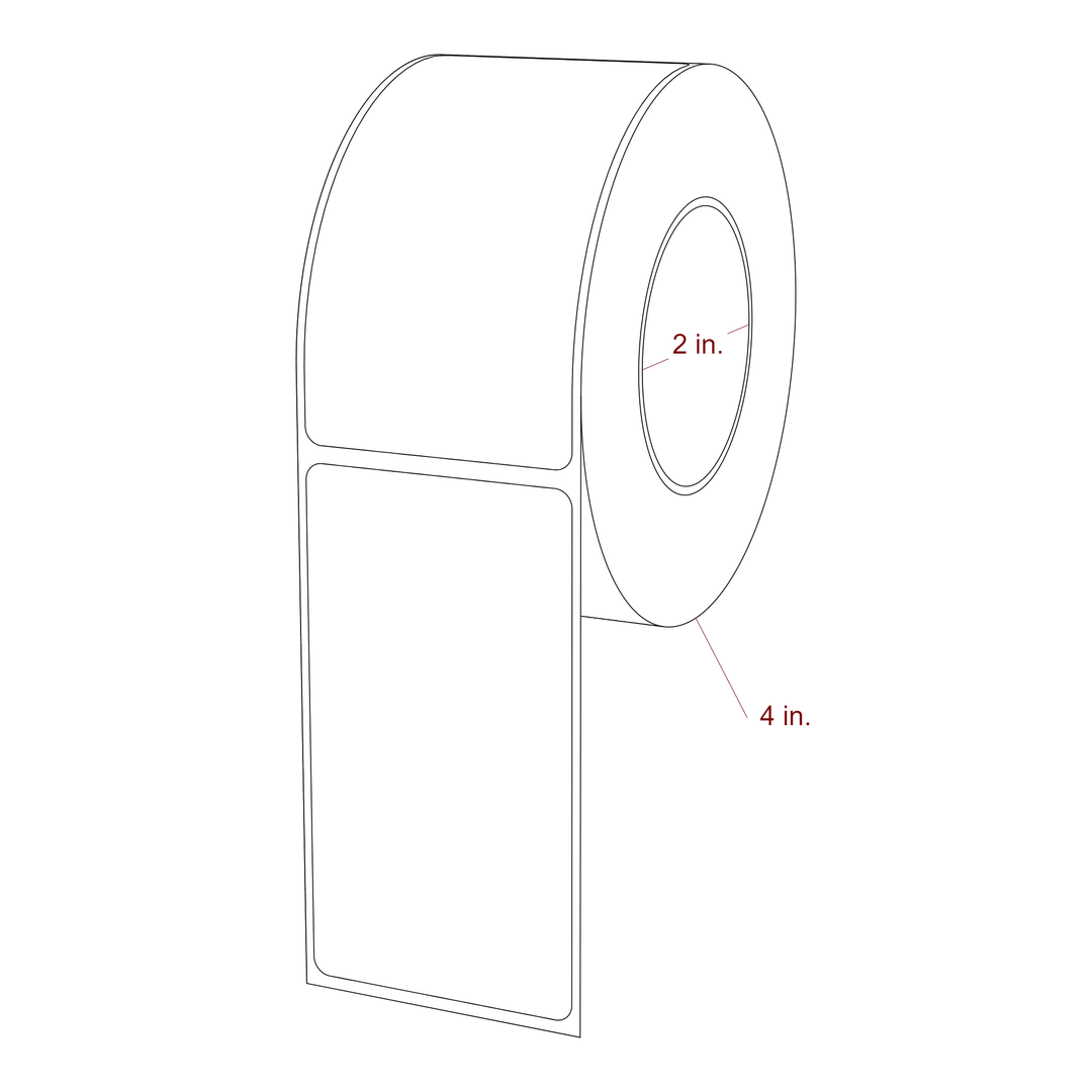 2" x 3.6875" Inkjet Label Rolls | Fits Epson ColorWorks, VIPColor & Primera