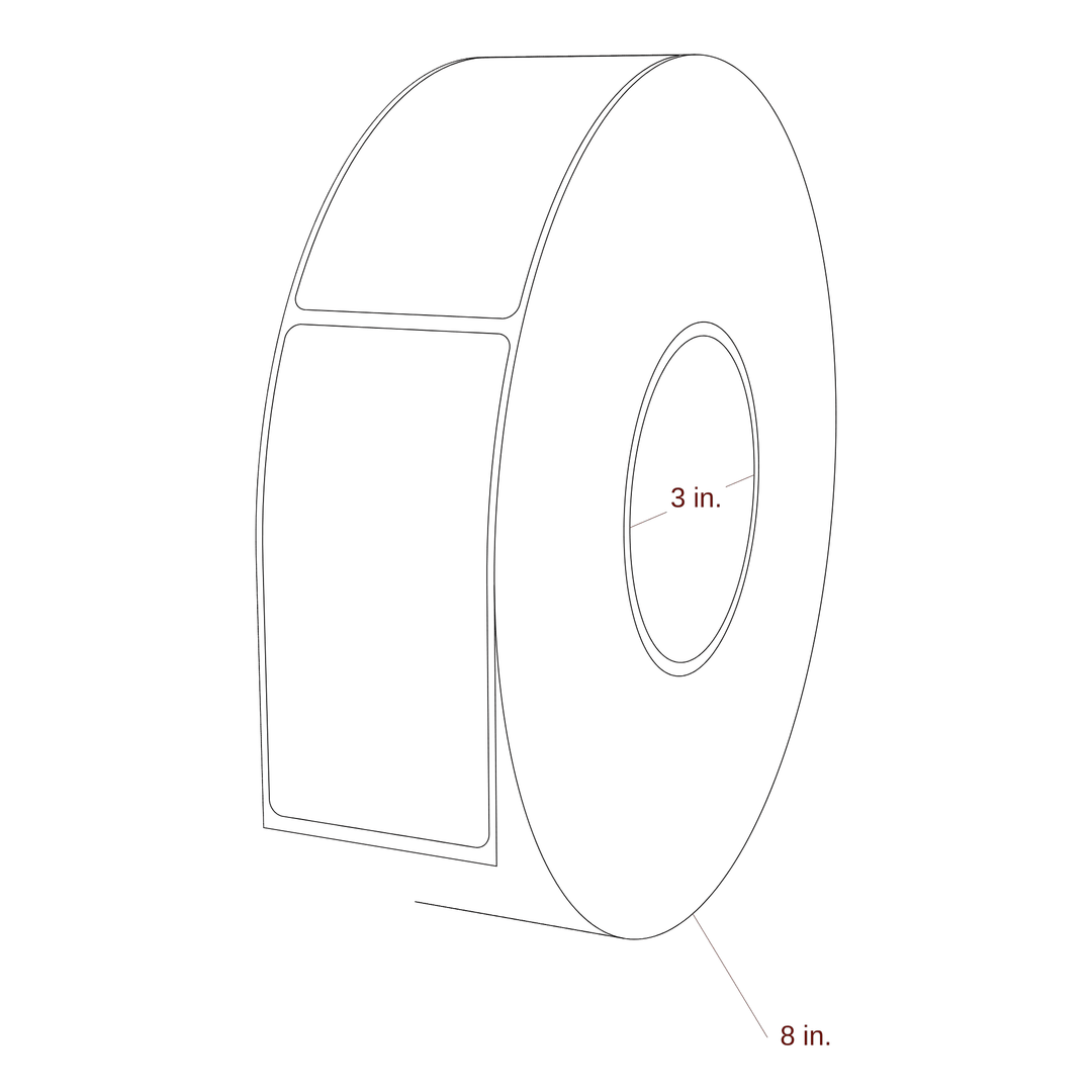 2" x 4" Inkjet Label Rolls | Fits Epson ColorWorks, VIPColor & Primera