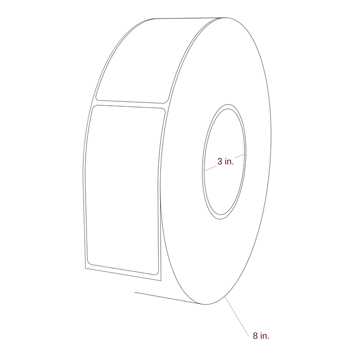2" x 4" Inkjet Label Rolls | Fits Epson ColorWorks, VIPColor & Primera