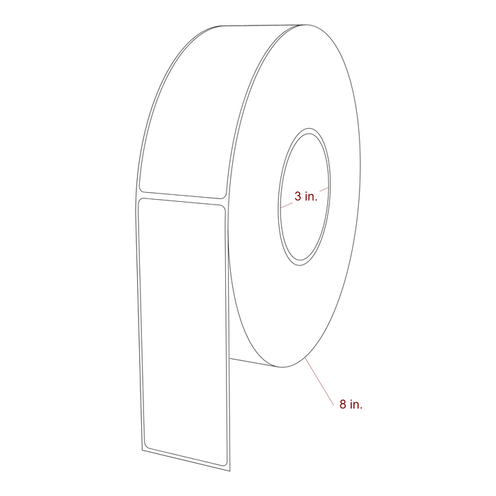 2" x 5.4375" Inkjet Label Rolls | Fits Epson ColorWorks, VIPColor & Primera