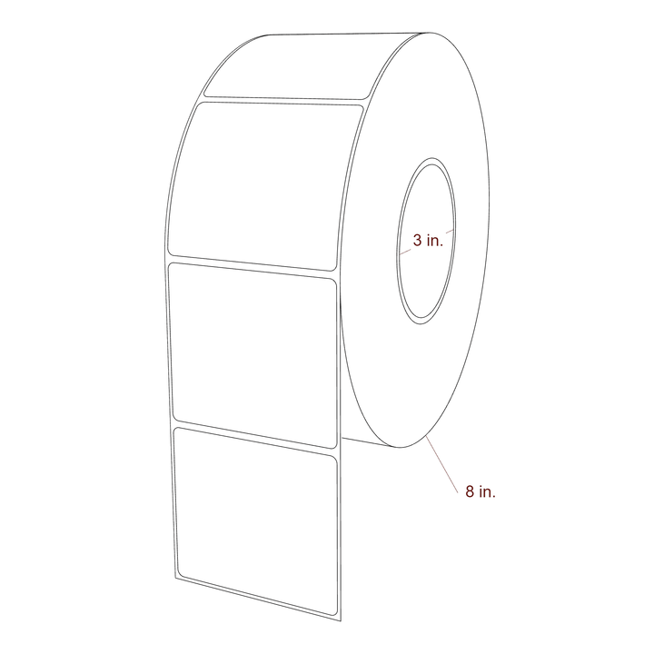 3.25" x 2.875" Inkjet Label Rolls | Fits Epson ColorWorks, VIPColor & Primera