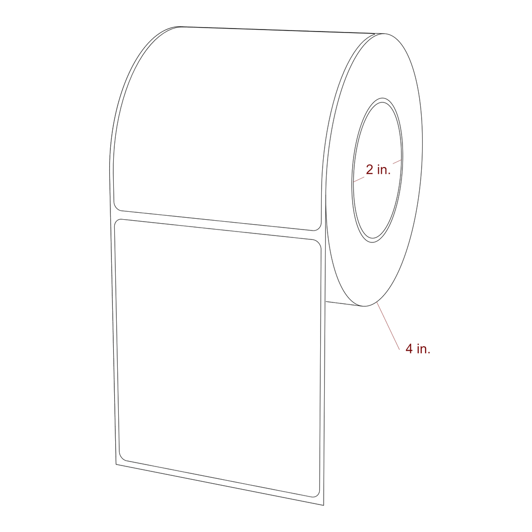 3.25" x 3.6875" Inkjet Label Rolls | Fits Epson ColorWorks, VIPColor & Primera