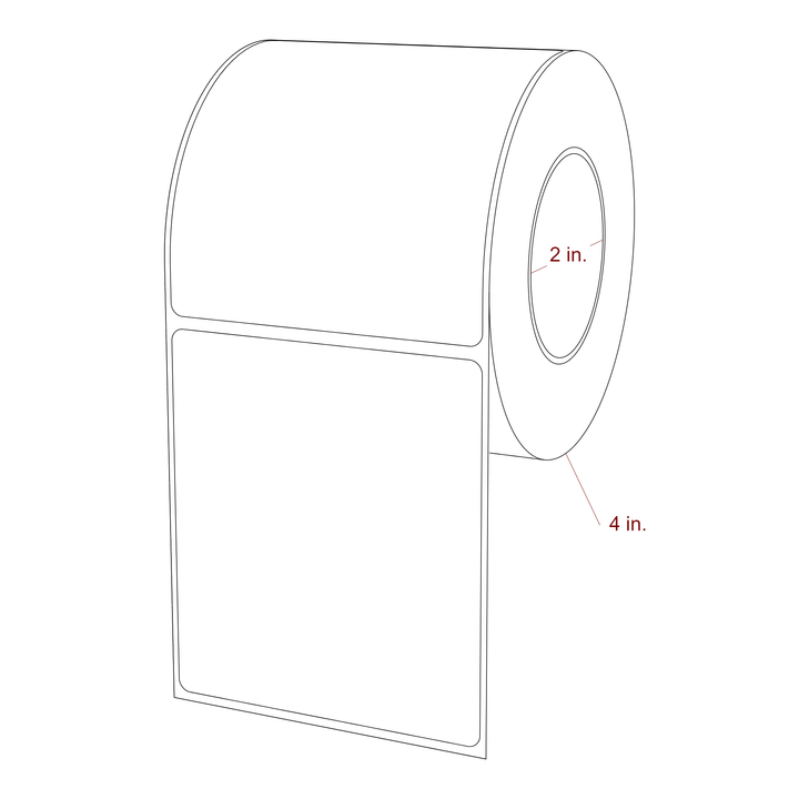 3.25" x 3.6875" Inkjet Label Rolls | Fits Epson ColorWorks, VIPColor & Primera