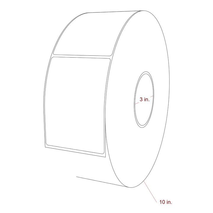 3.25" x 4.4375" Inkjet Label Rolls | Fits Epson ColorWorks, VIPColor & Primera