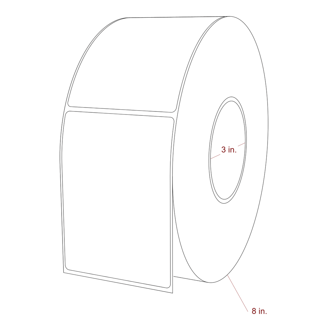 3.25" x 4.4375" Inkjet Label Rolls | Fits Epson ColorWorks, VIPColor & Primera