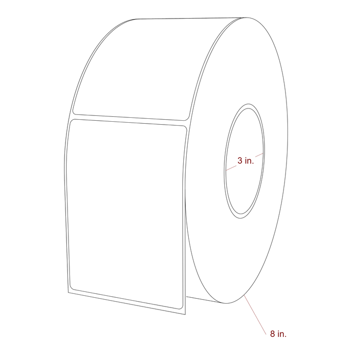 3.25" x 4.4375" Inkjet Label Rolls | Fits Epson ColorWorks, VIPColor & Primera