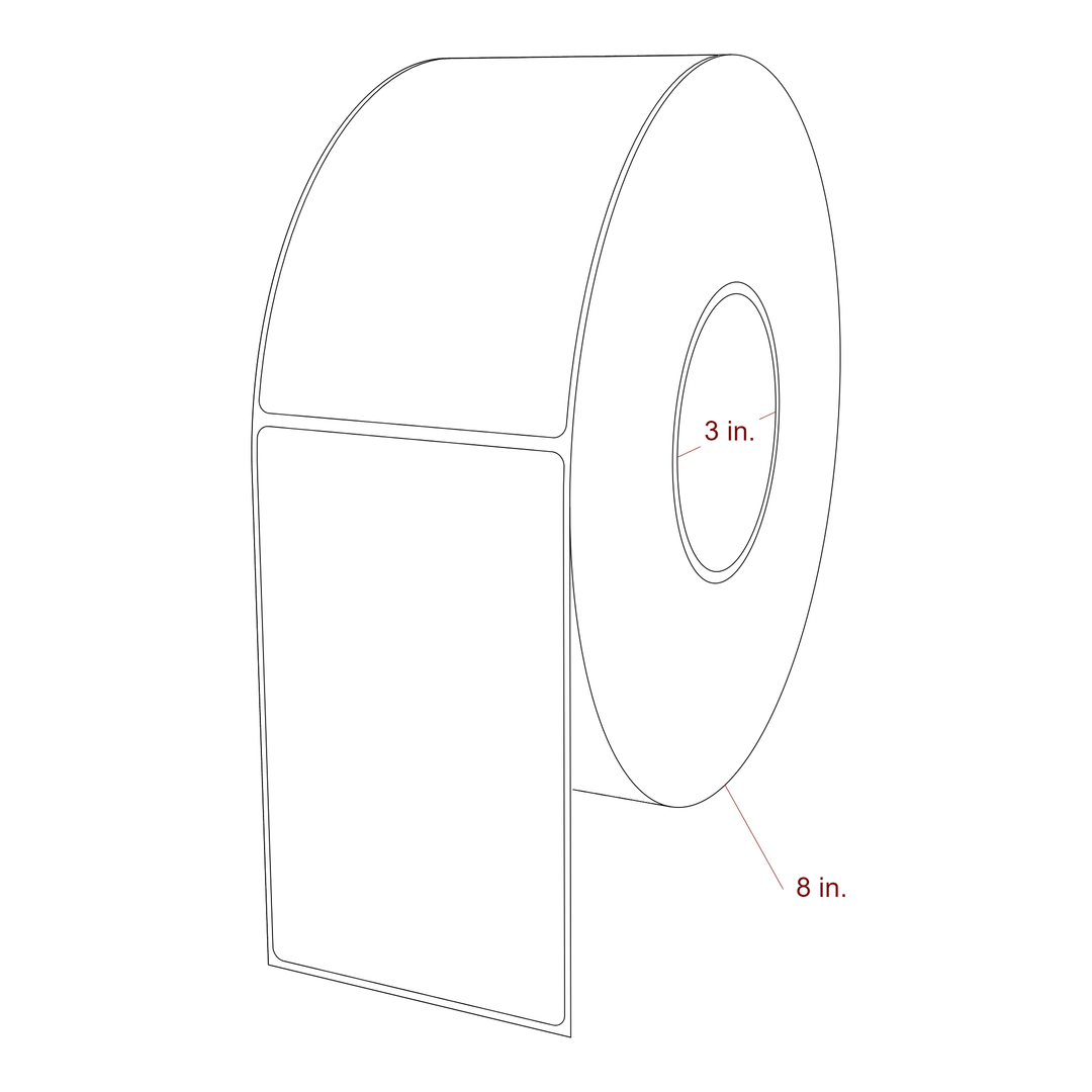 3.25" x 5.4375" Inkjet Label Rolls | Fits Epson ColorWorks, VIPColor & Primera