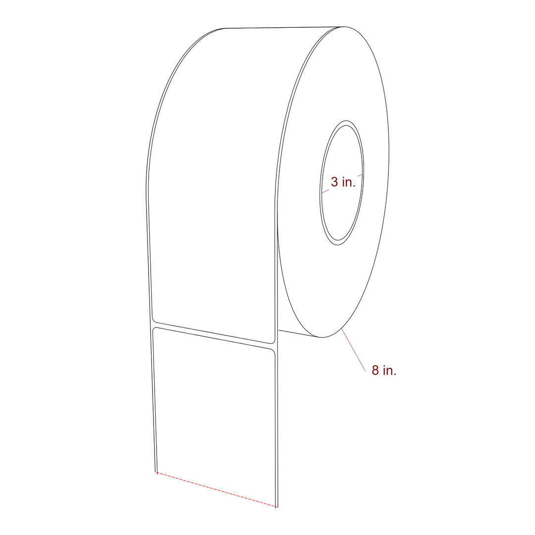 3.25" x 9" Inkjet Label Rolls | Fits Epson ColorWorks, VIPColor & Primera