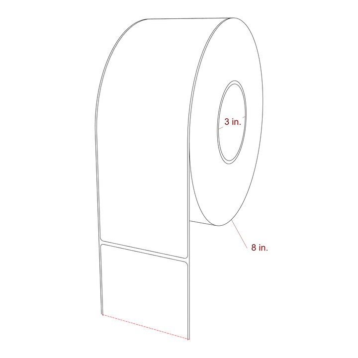 3.5" x 10" Inkjet Label Rolls | Fits Epson ColorWorks, VIPColor & Primera