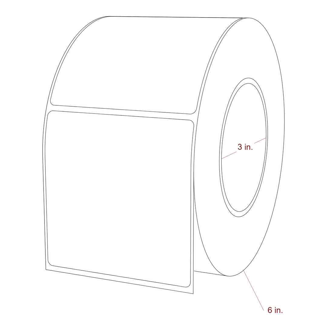 3.5" x 3.5" Inkjet Label Rolls | Fits Epson ColorWorks, VIPColor & Primera