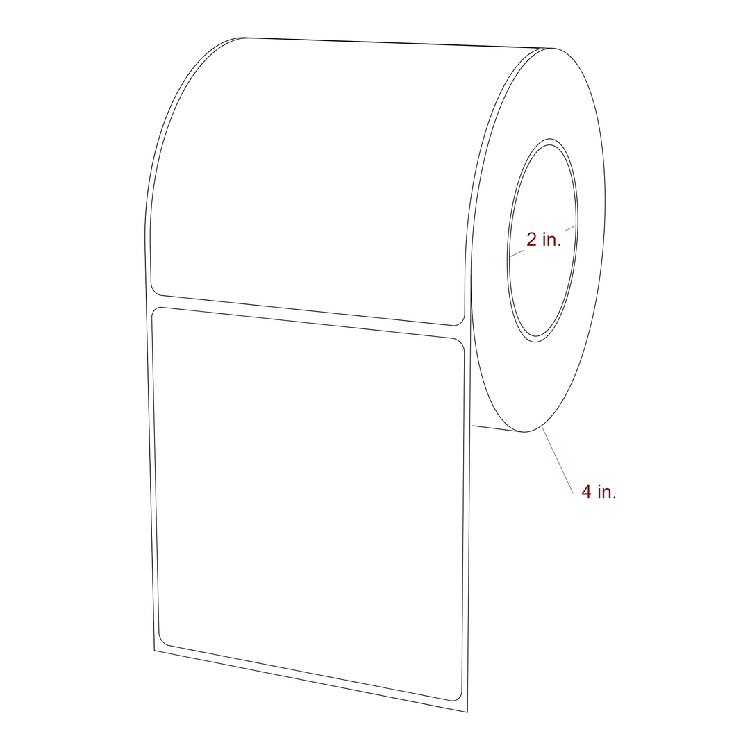 3.5" x 3.6875" Inkjet Label Rolls | Fits Epson ColorWorks, VIPColor & Primera