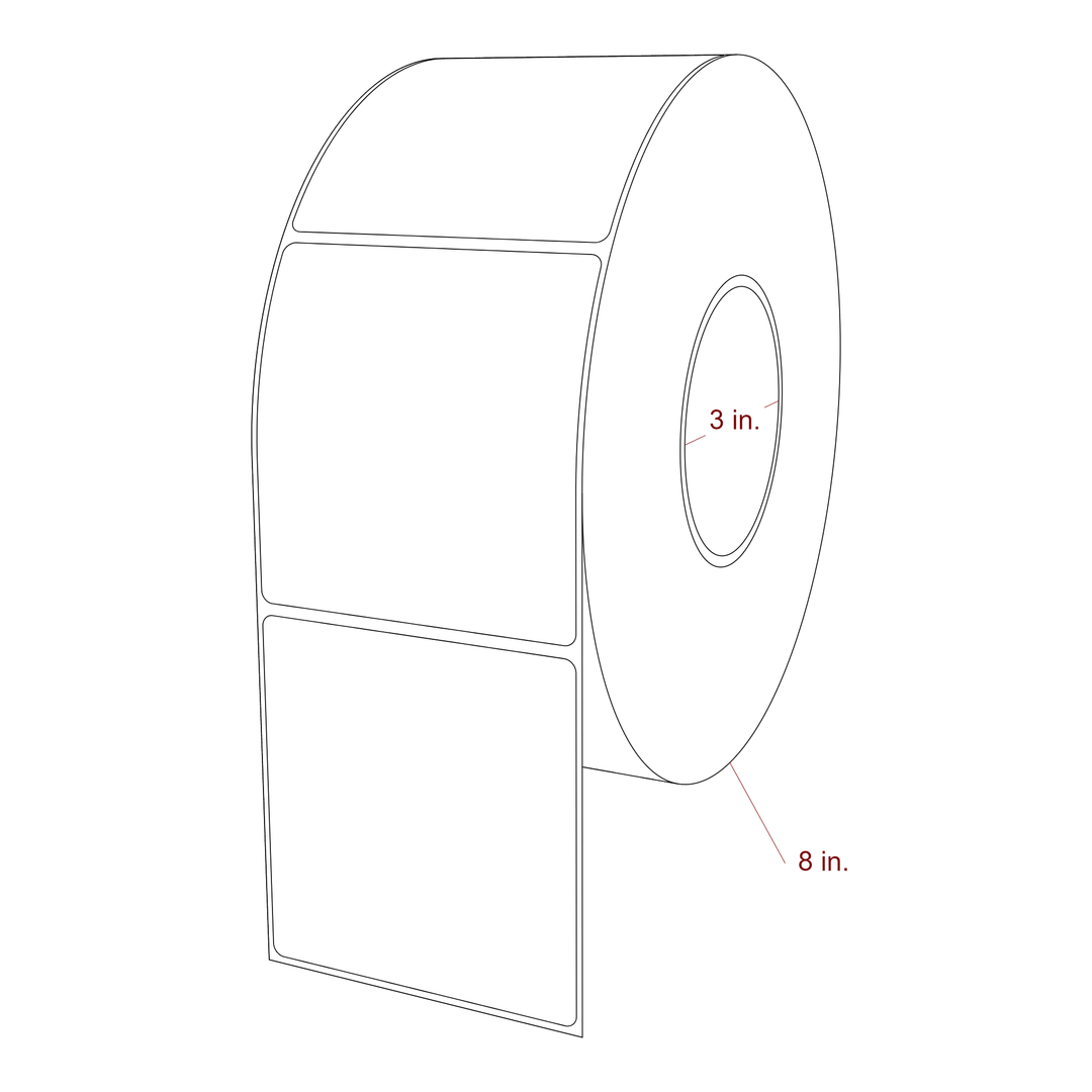 3.5" x 3.6875" Inkjet Label Rolls | Fits Epson ColorWorks, VIPColor & Primera