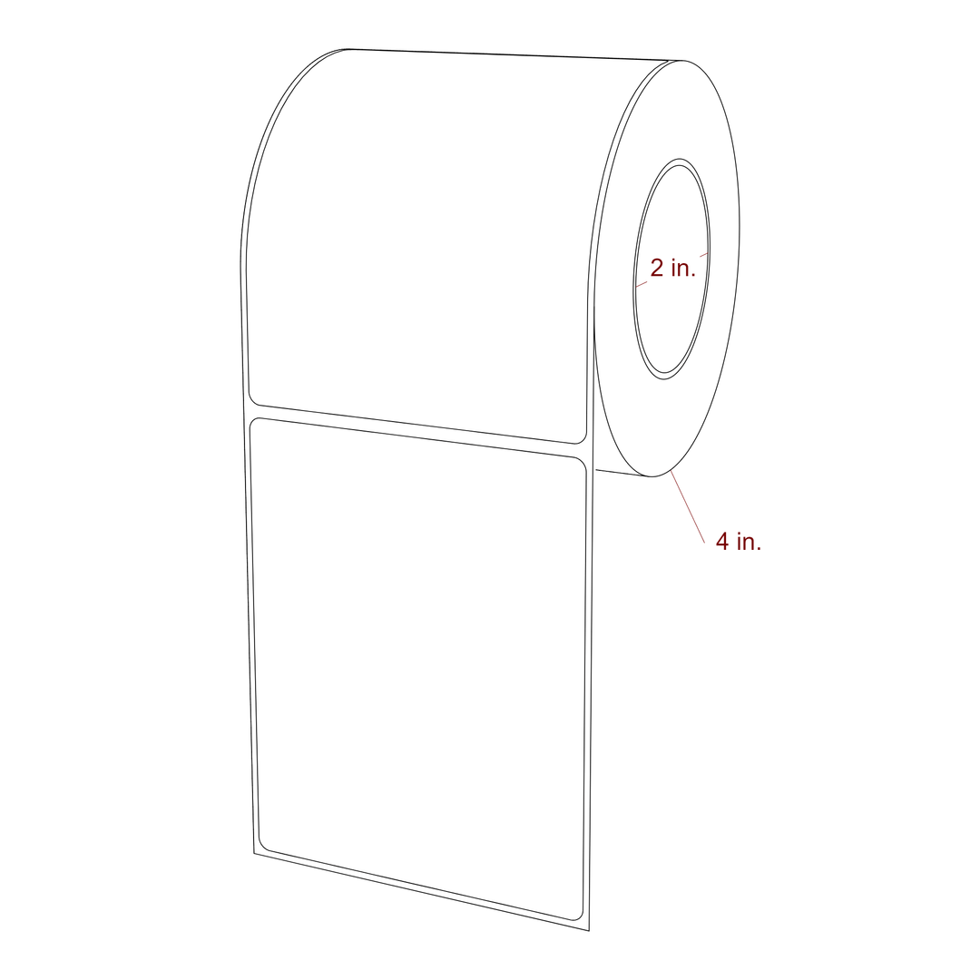 3.5" x 4.4375" Inkjet Label Rolls | Fits Epson ColorWorks, VIPColor & Primera