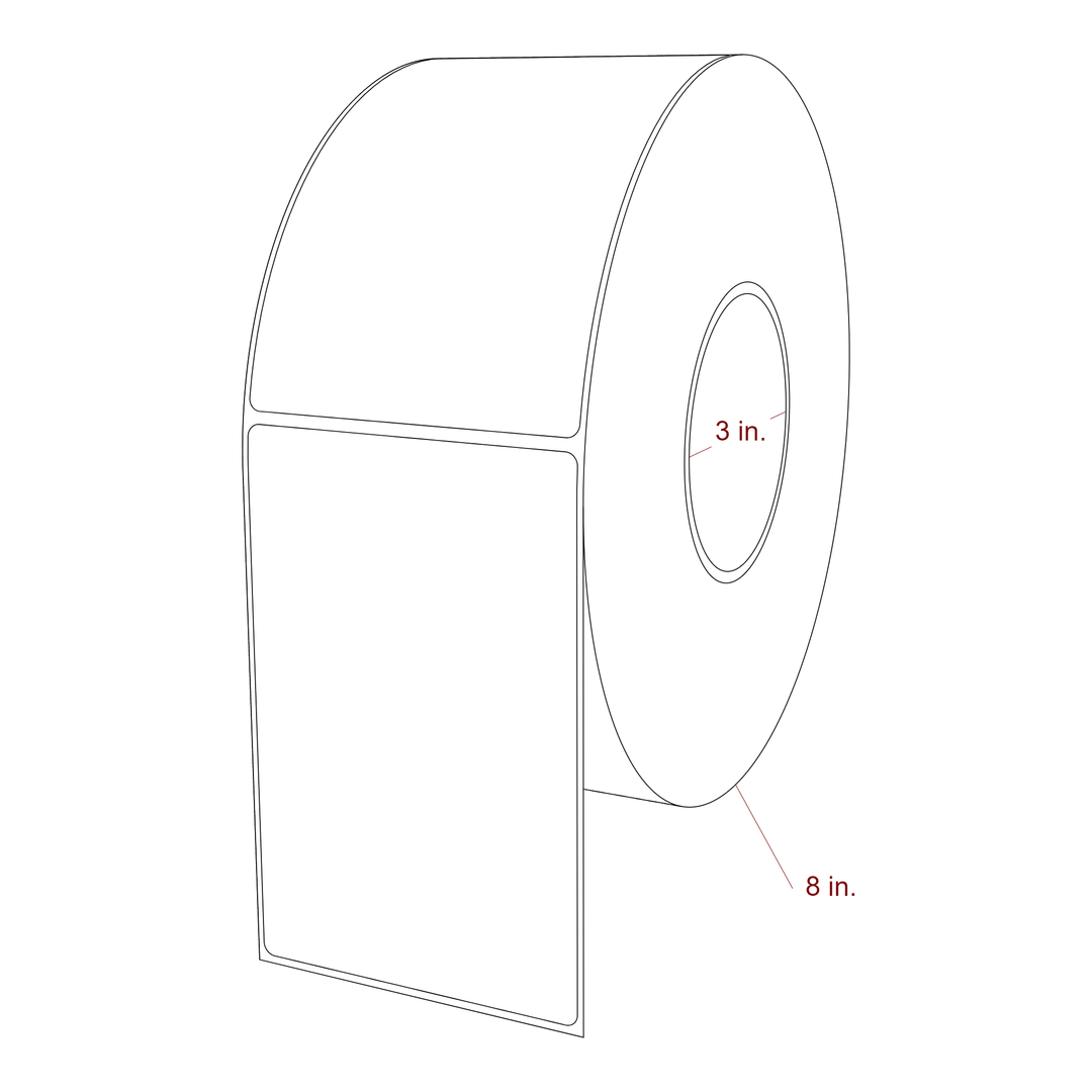 3.5" x 5.4375" Inkjet Label Rolls | Fits Epson ColorWorks, VIPColor & Primera