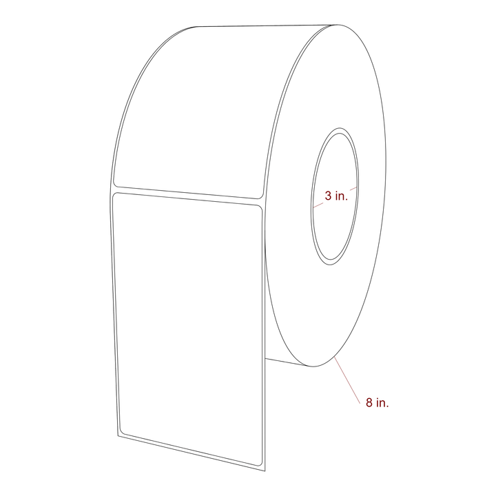 3.5" x 5.4375" Inkjet Label Rolls | Fits Epson ColorWorks, VIPColor & Primera