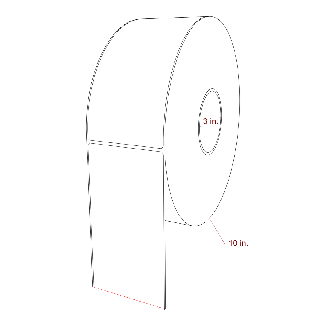 3.5" x 7.5" Inkjet Label Rolls | Fits Epson ColorWorks, VIPColor & Primera