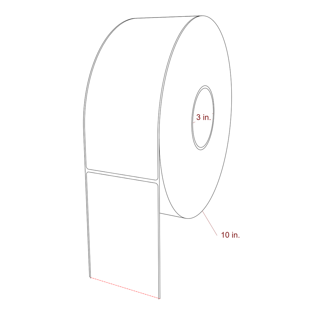 3.5" x 9" Inkjet Label Rolls | Fits Epson ColorWorks, VIPColor & Primera