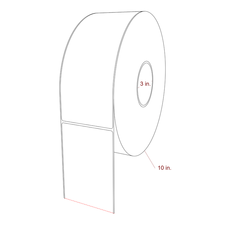 3.5" x 9" Inkjet Label Rolls | Fits Epson ColorWorks, VIPColor & Primera