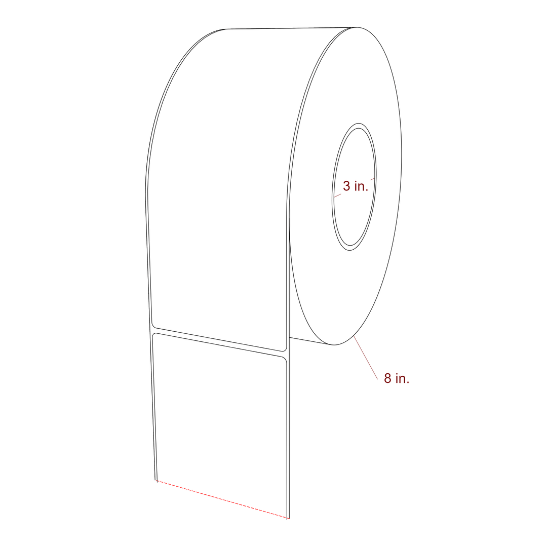 3.5" x 9" Inkjet Label Rolls | Fits Epson ColorWorks, VIPColor & Primera