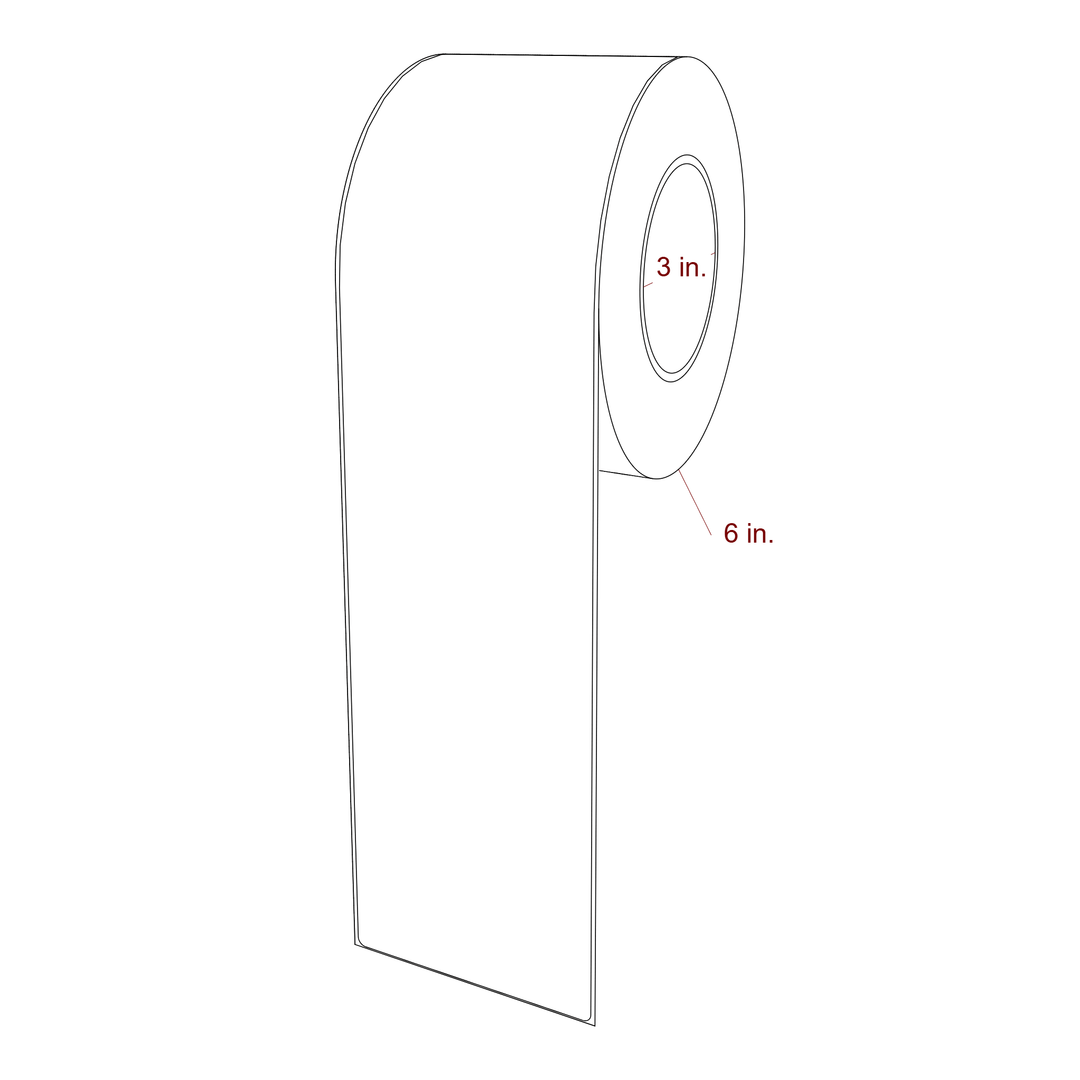 3.75" x 14.625" Inkjet Label Rolls | Fits Epson ColorWorks, VIPColor & Primera