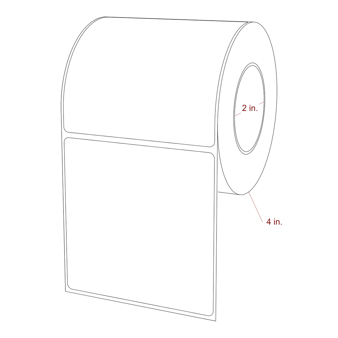 3.75" x 3.6875" Inkjet Label Rolls | Fits Epson ColorWorks, VIPColor & Primera