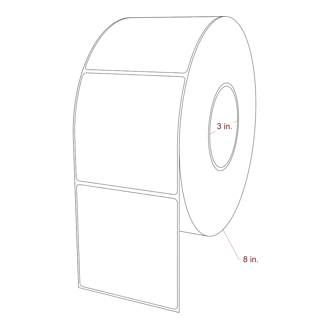 3.75" x 3.6875" Inkjet Label Rolls | Fits Epson ColorWorks, VIPColor & Primera