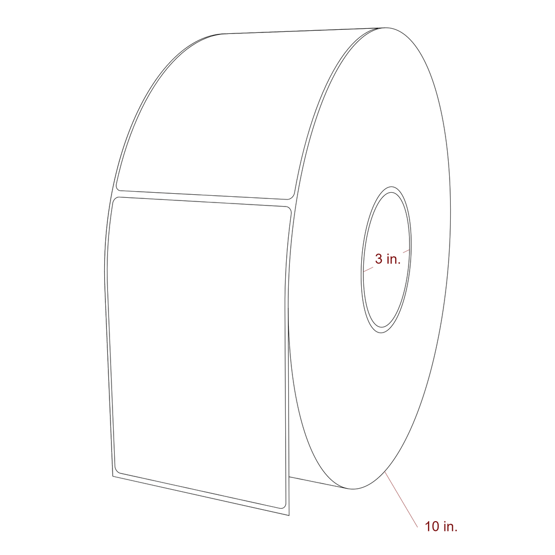 3.75" x 5.4375" Inkjet Label Rolls | Fits Epson ColorWorks, VIPColor & Primera