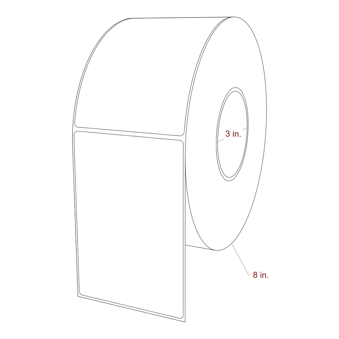 3.75" x 5.4375" Inkjet Label Rolls | Fits Epson ColorWorks, VIPColor & Primera